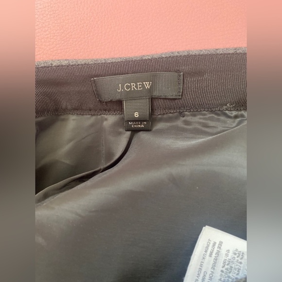 J. Crew wool Blend Origami Skirt Mini Sequins Women's Size 6 - Picture 6 of 7